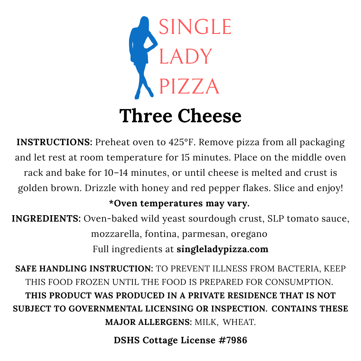 Three Cheese Pizza